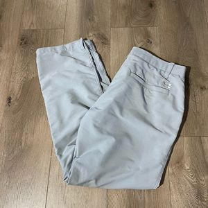 Under Armour heat gear golf pants mens size 36x32 gray performance dress